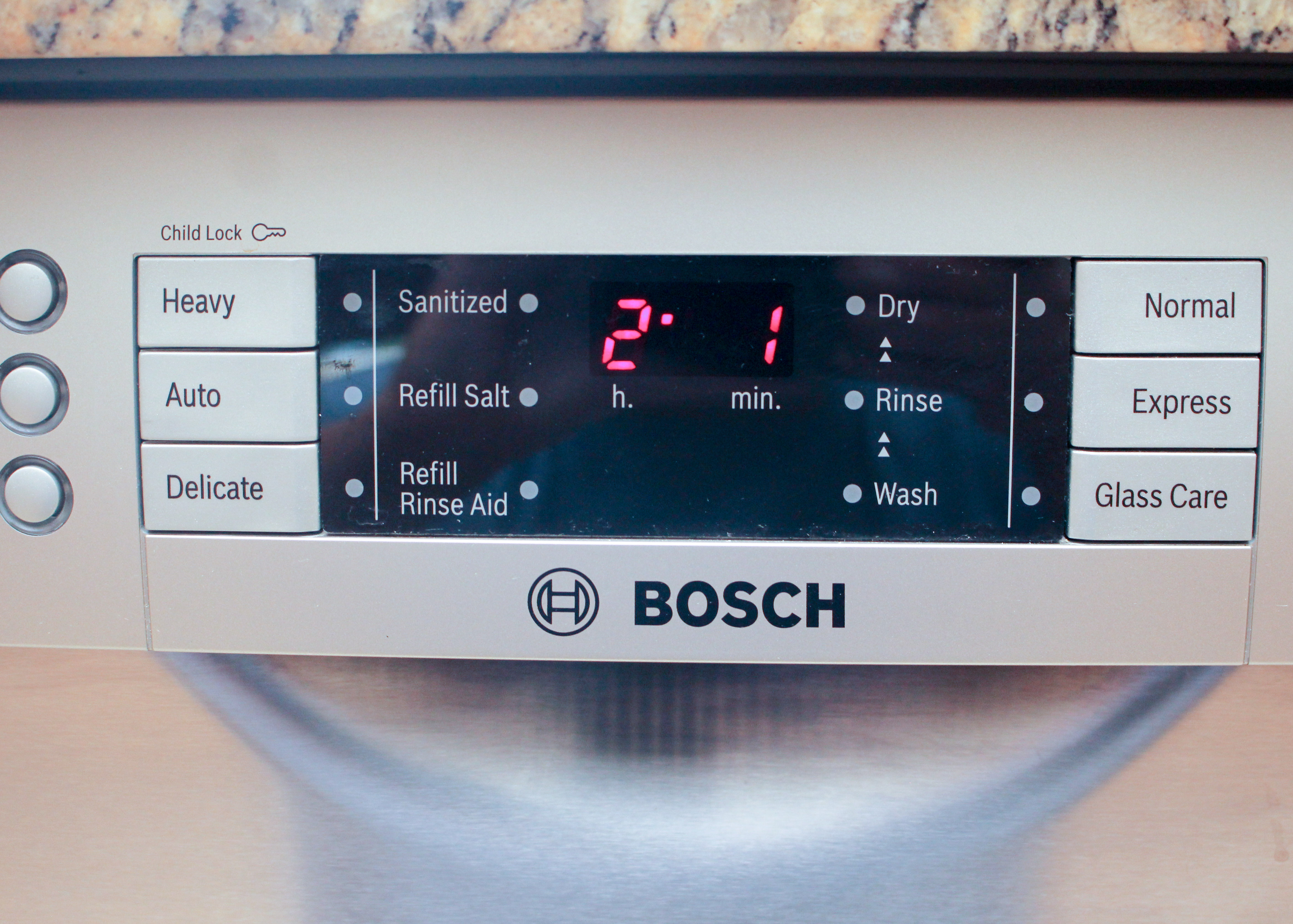 Bosch EcoSense Chrome Dishwasher