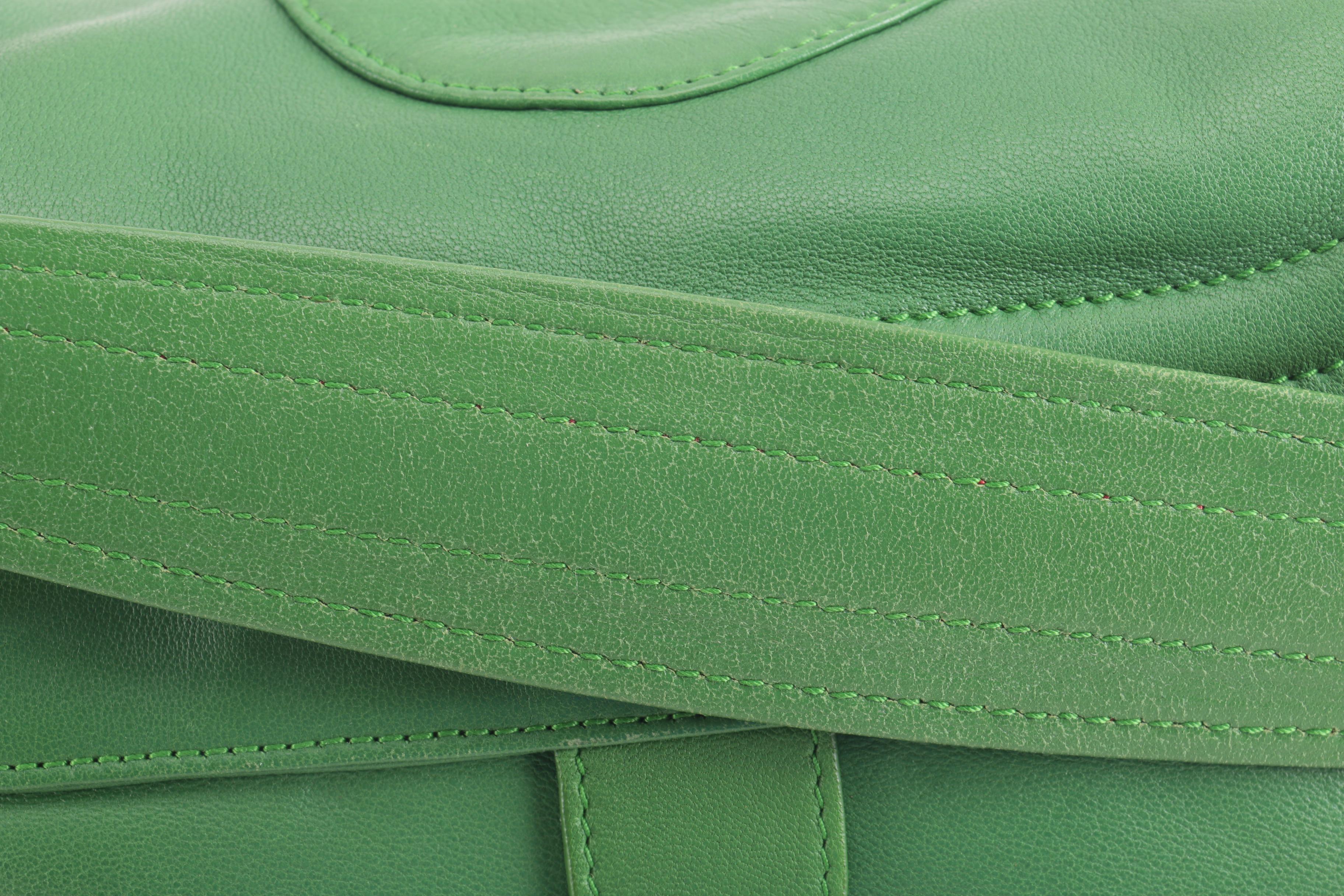 Marc Jacobs Green Leather Satchel