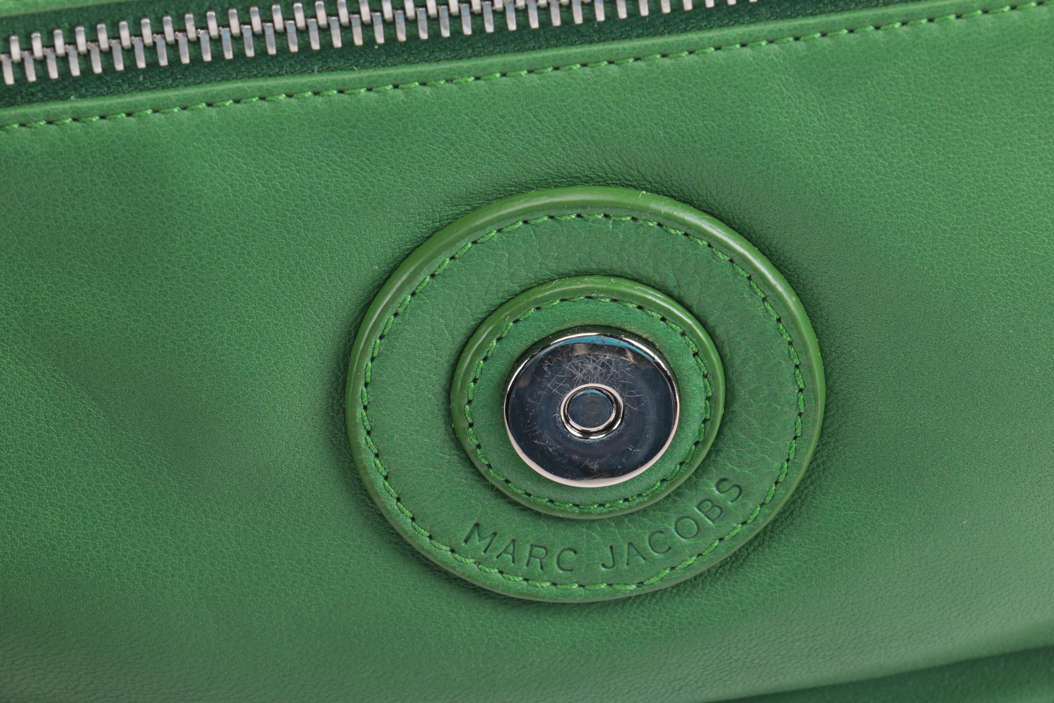 Marc Jacobs Green Leather Satchel