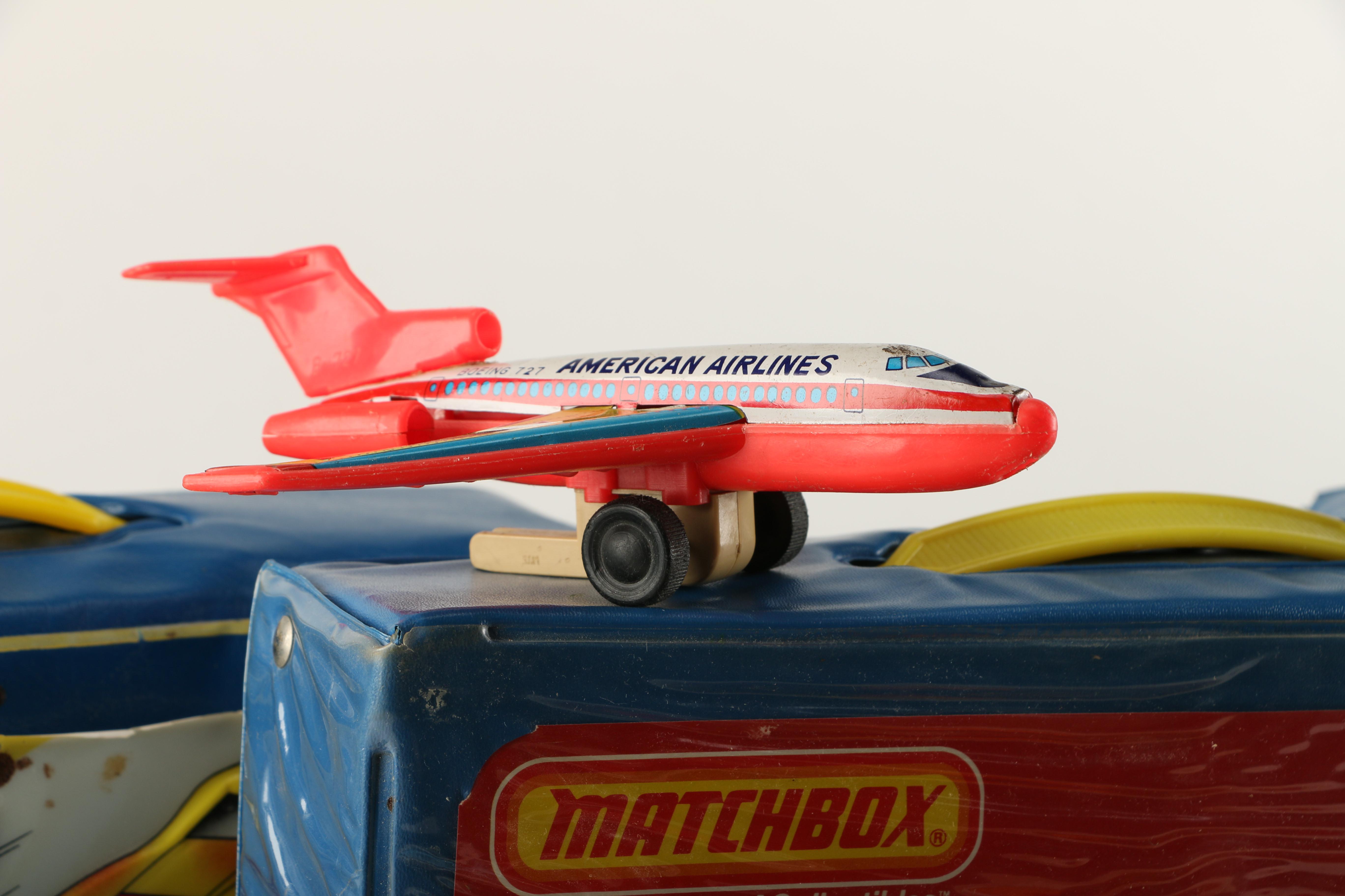 Vintage Toy Car Assortment Featuring Matchbox and Hot Wheels