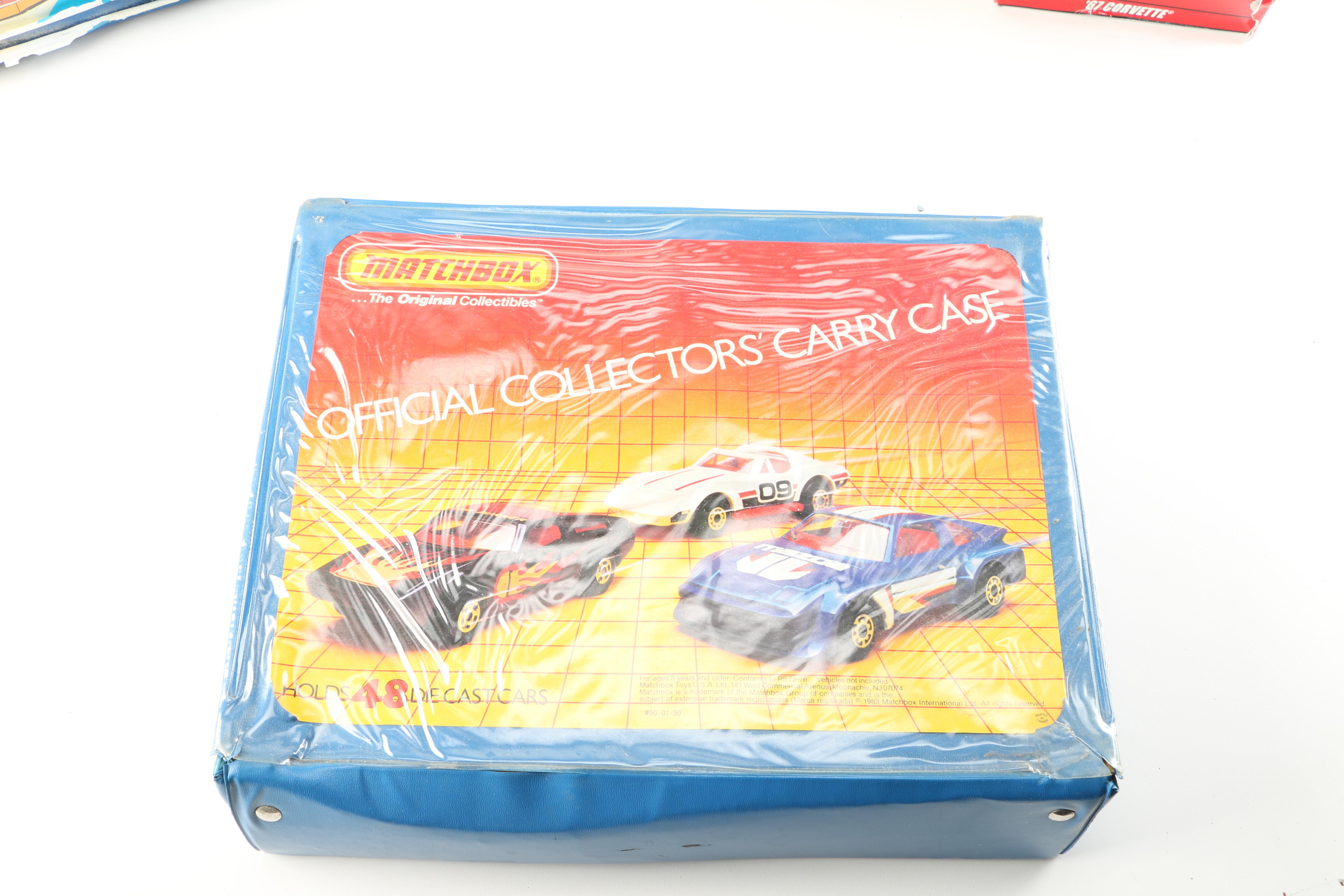 Vintage Toy Car Assortment Featuring Matchbox and Hot Wheels