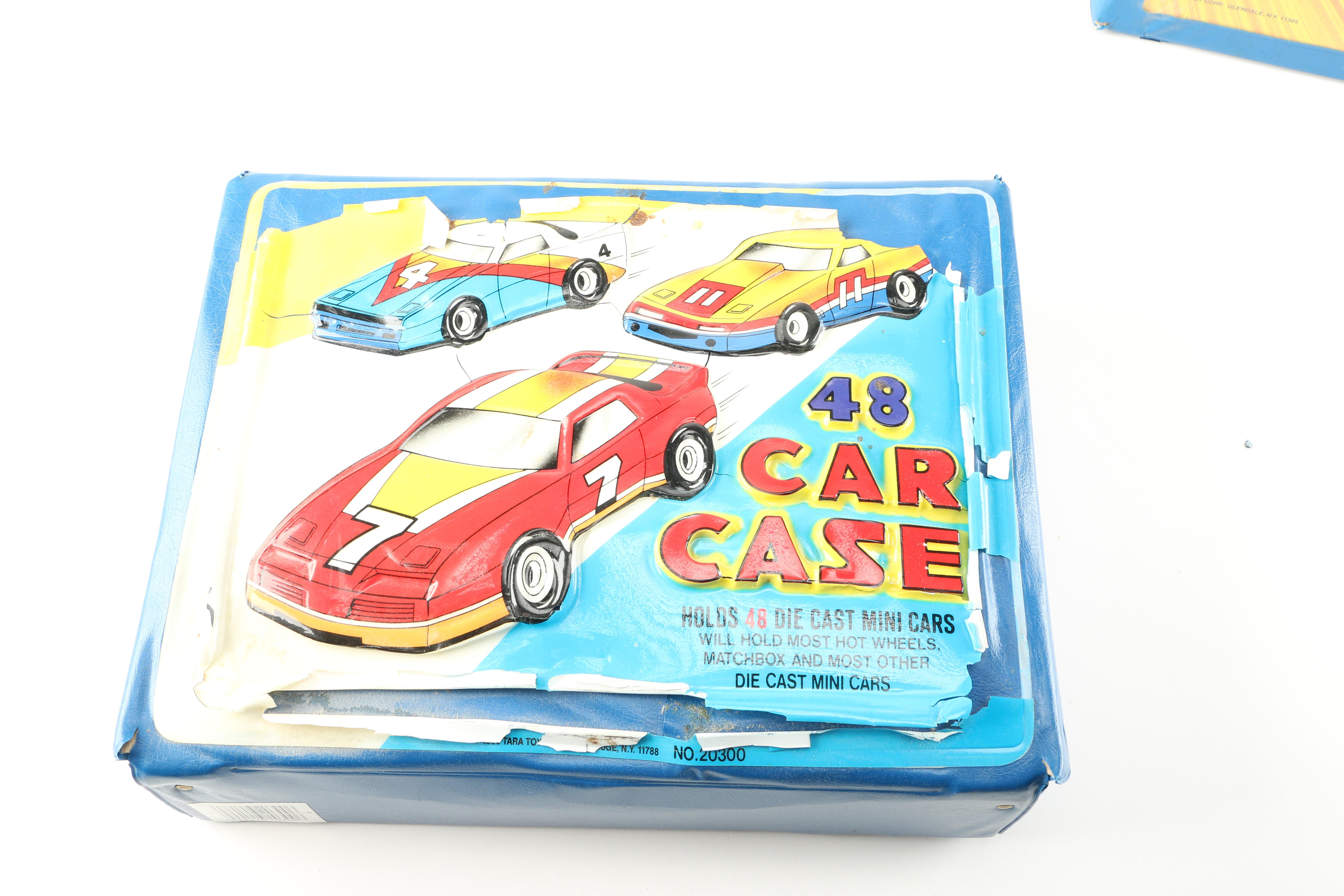 Vintage Toy Car Assortment Featuring Matchbox and Hot Wheels