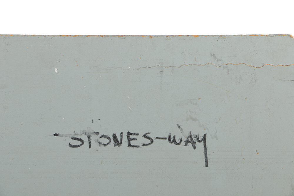 Elvin Mauk Oil Painting on Board "Stones-Way"