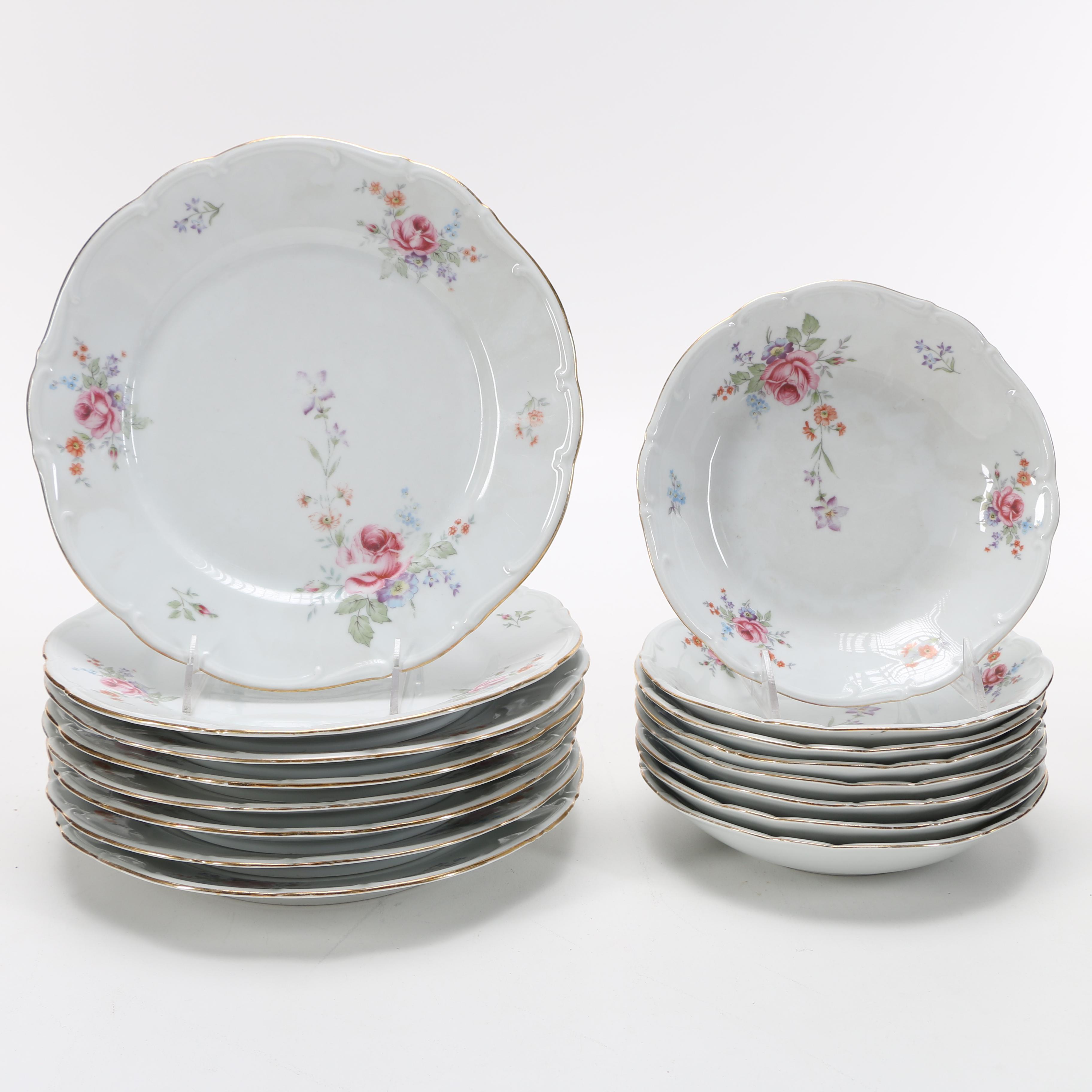 Bareuther Porcelain Plates and Bowls