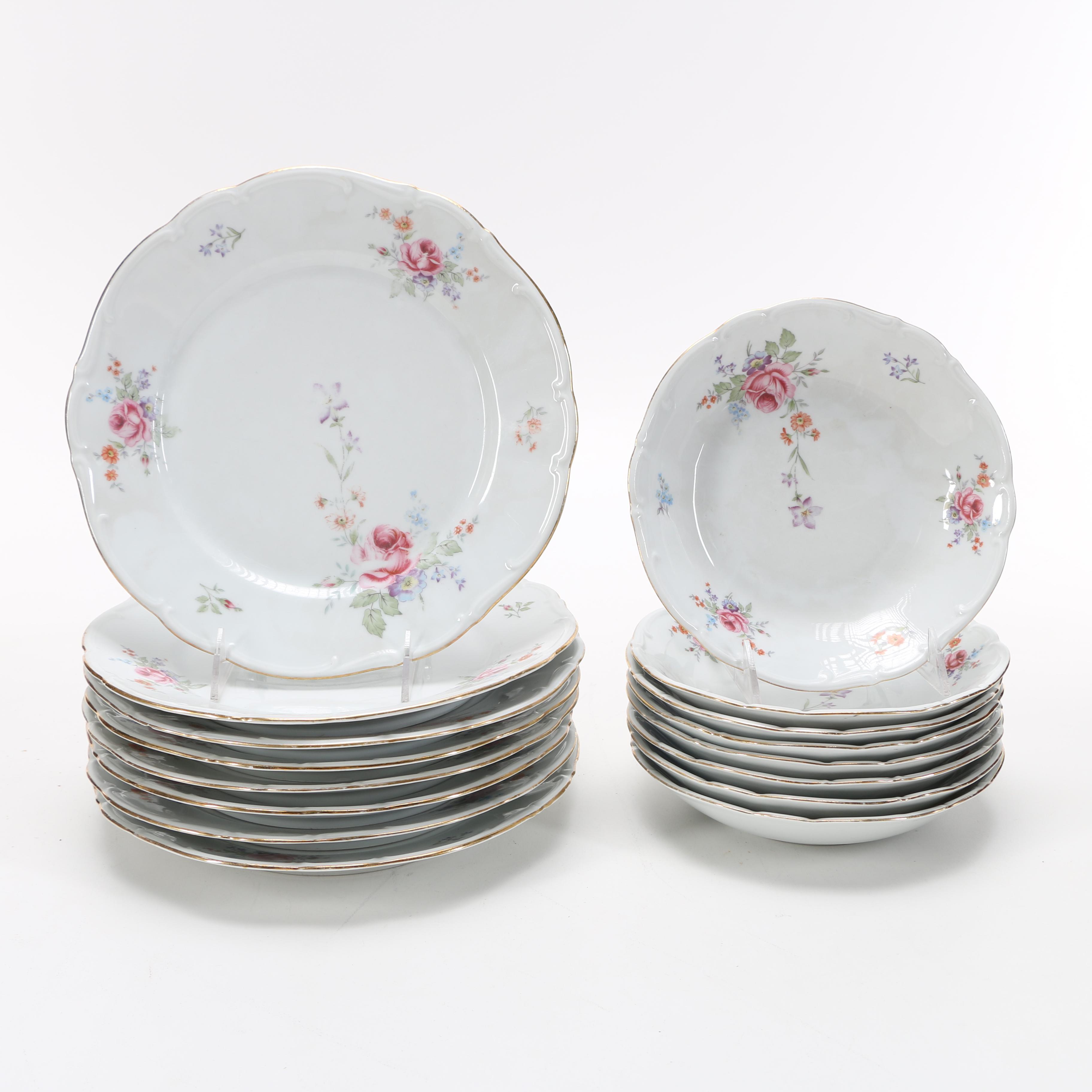 Bareuther Porcelain Plates and Bowls