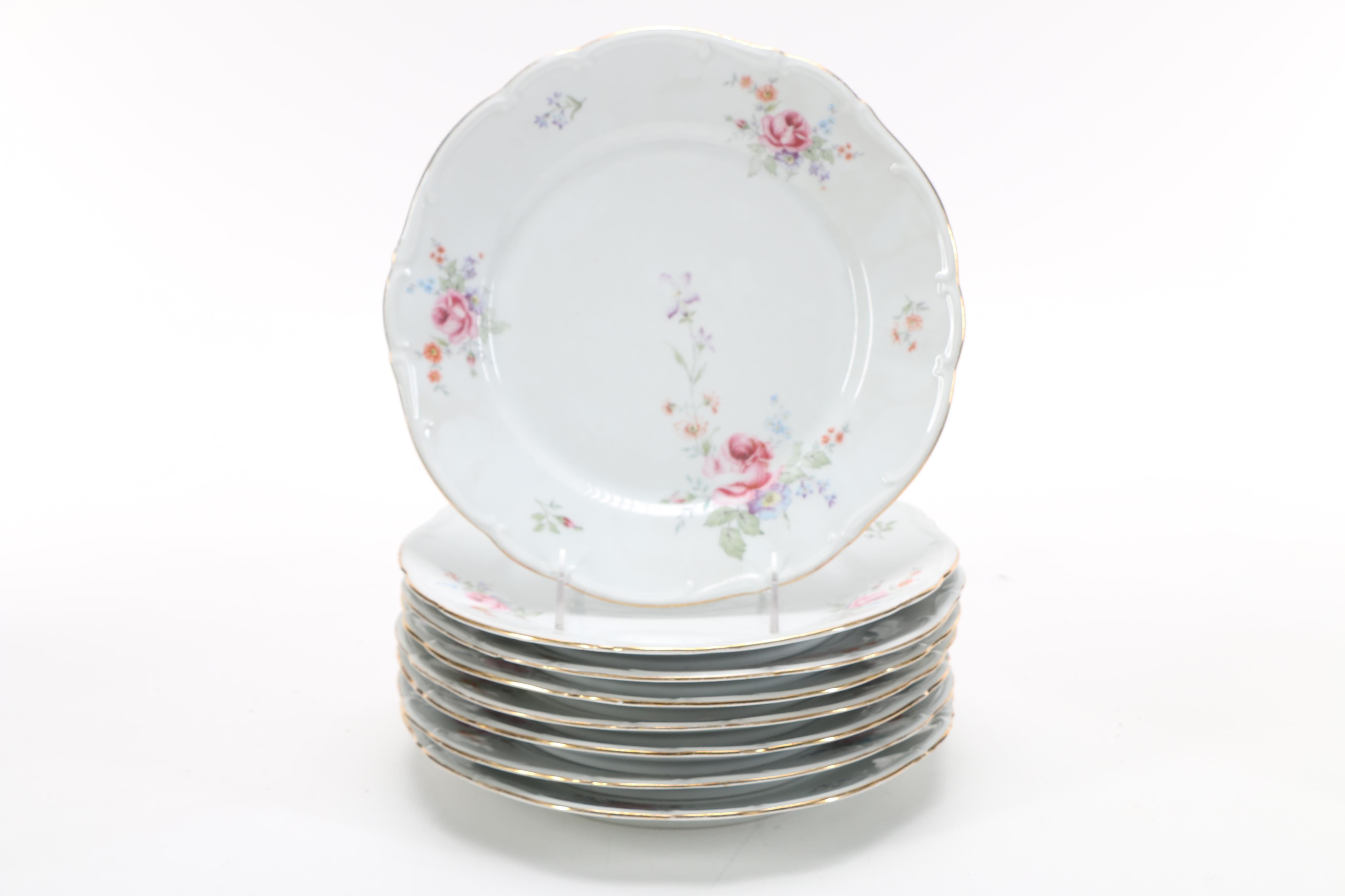 Bareuther Porcelain Plates and Bowls