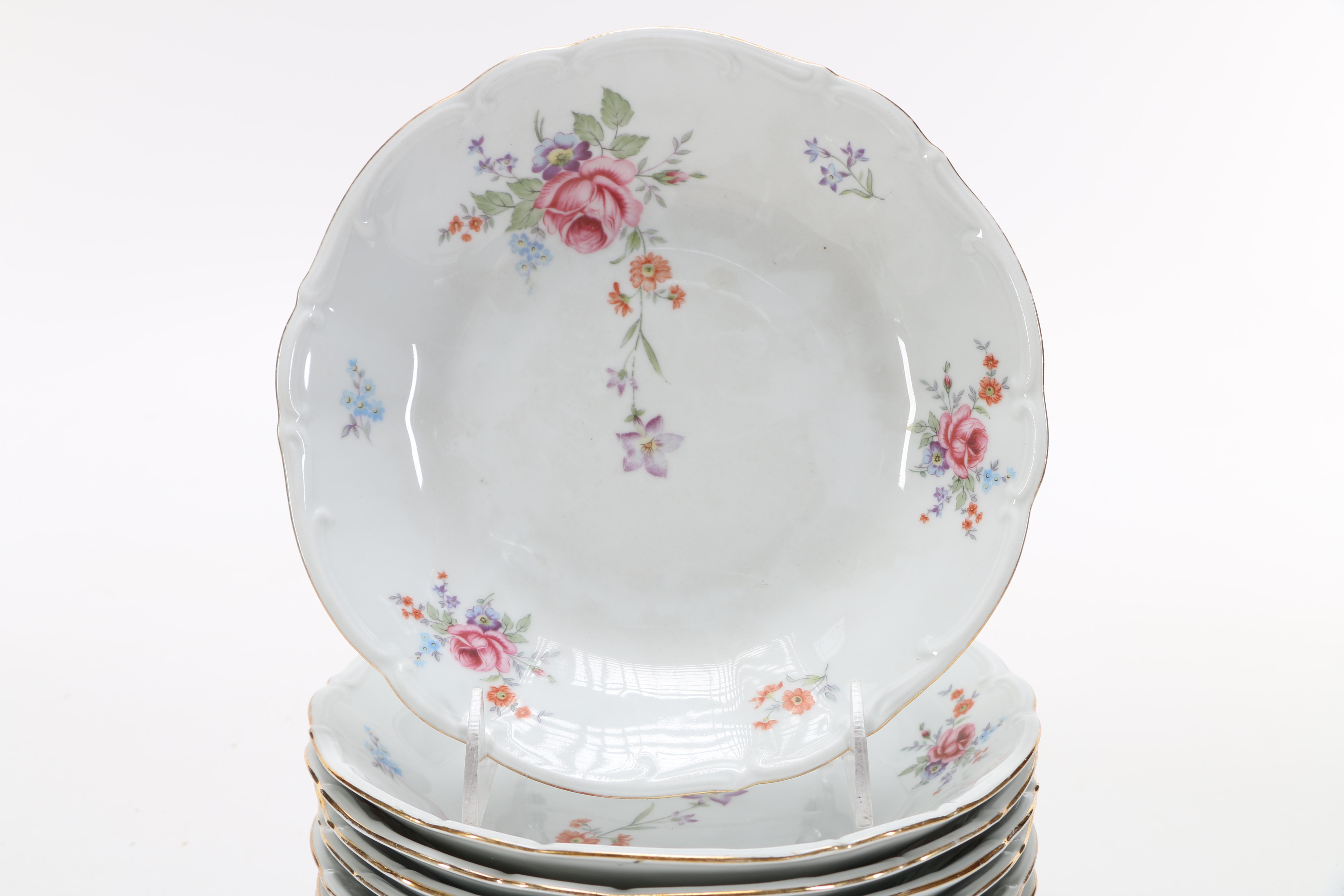 Bareuther Porcelain Plates and Bowls