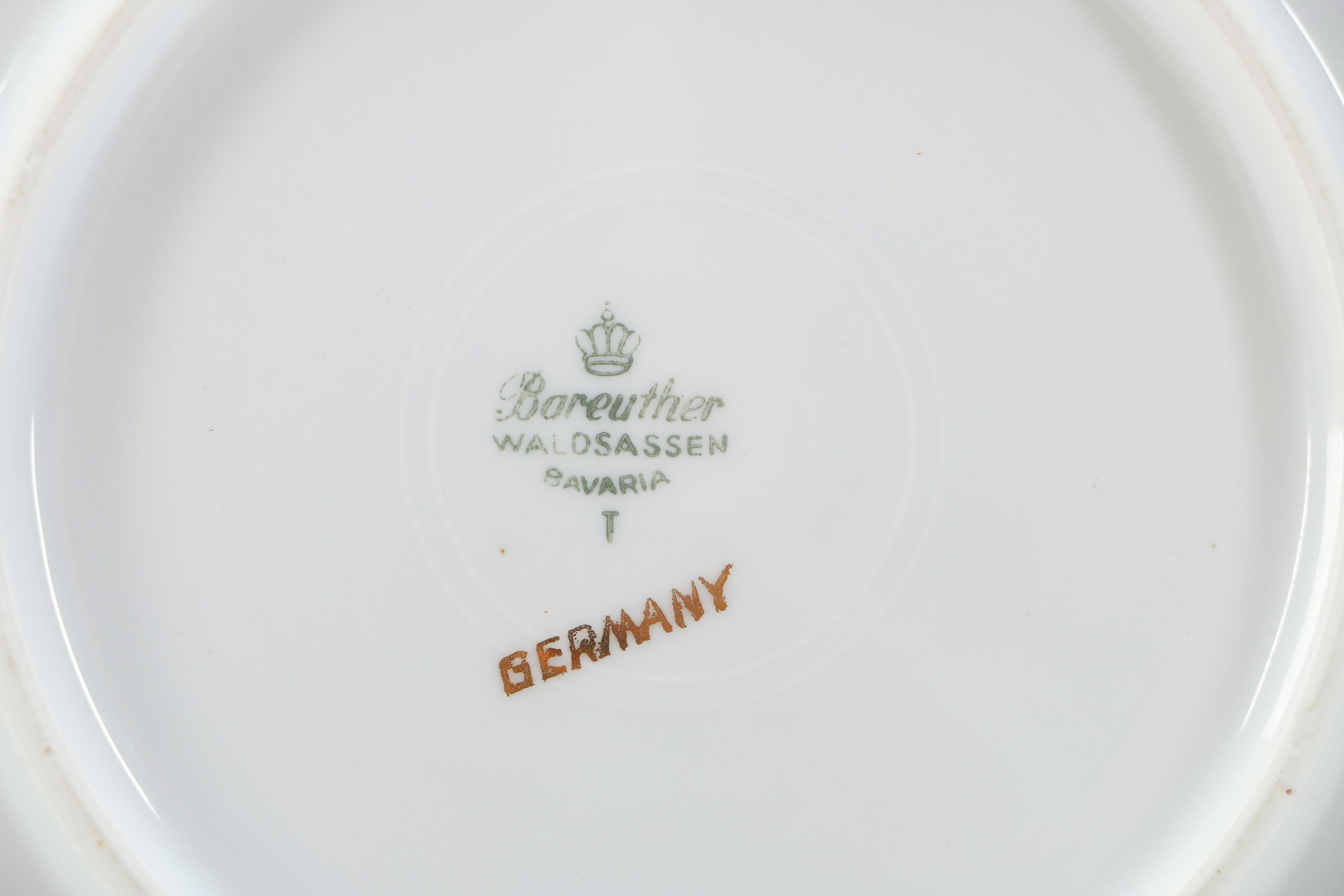 Bareuther Porcelain Plates and Bowls