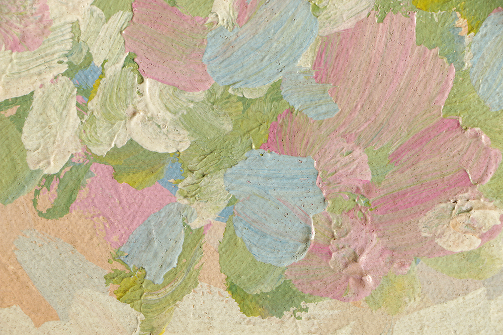 Virginia Knight Oil Painting on Canvas "Mother & Child"