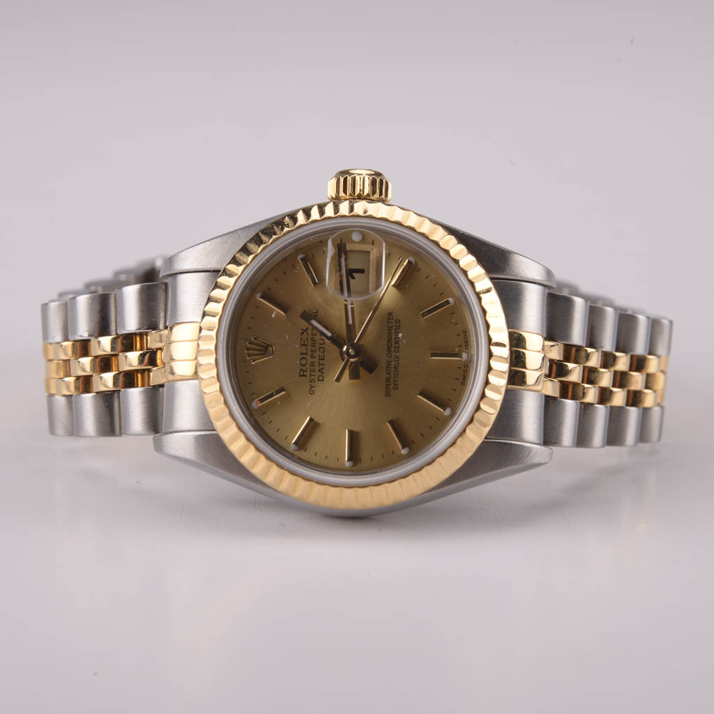 Rolex Oyster Perpetual Datejust Stainless Steel and 18K Gold Watch