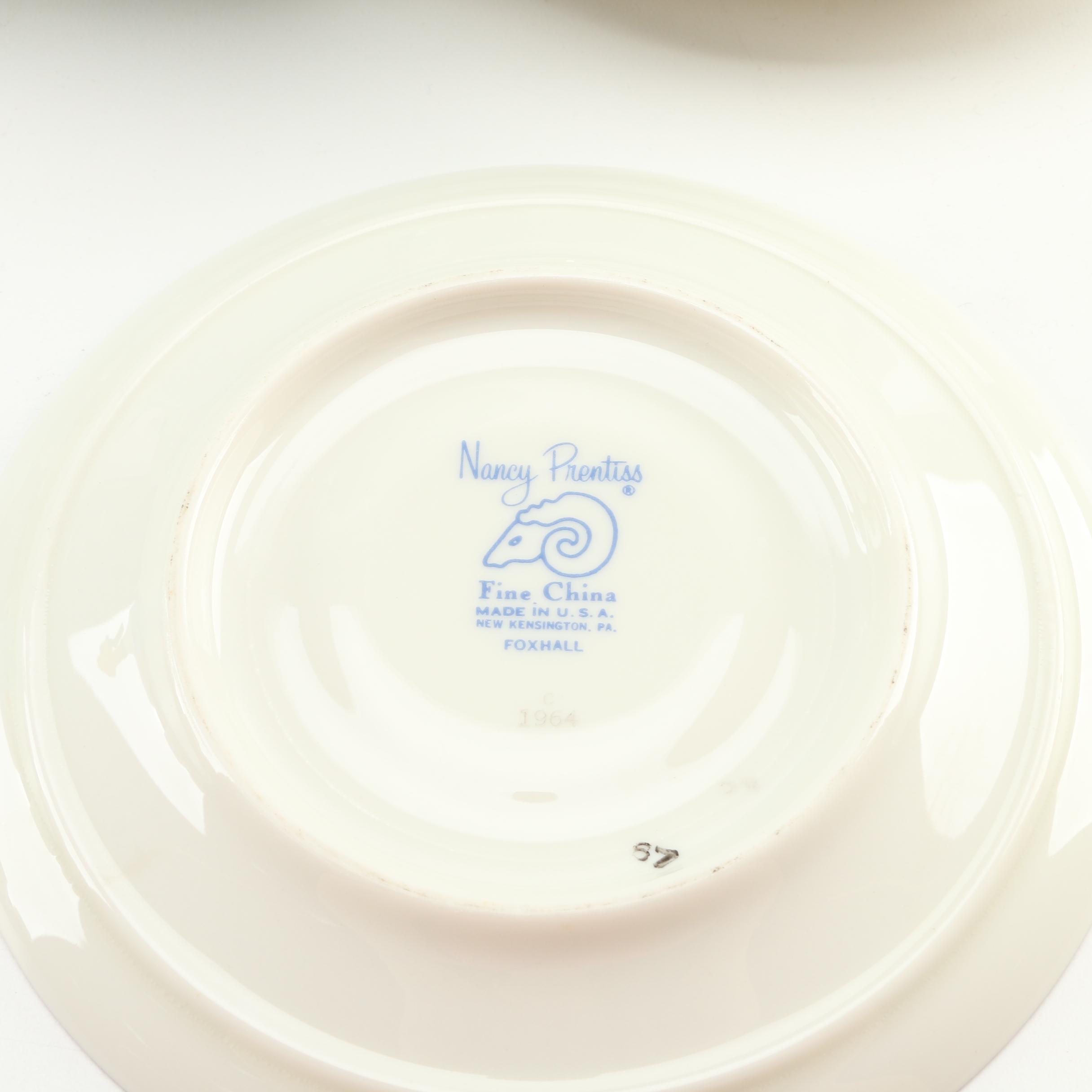 Nancy Prentiss "Foxhall" China Tableware Circa 1960s