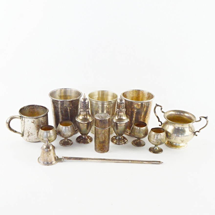 Sterling Silver Tableware Including Gorham and International