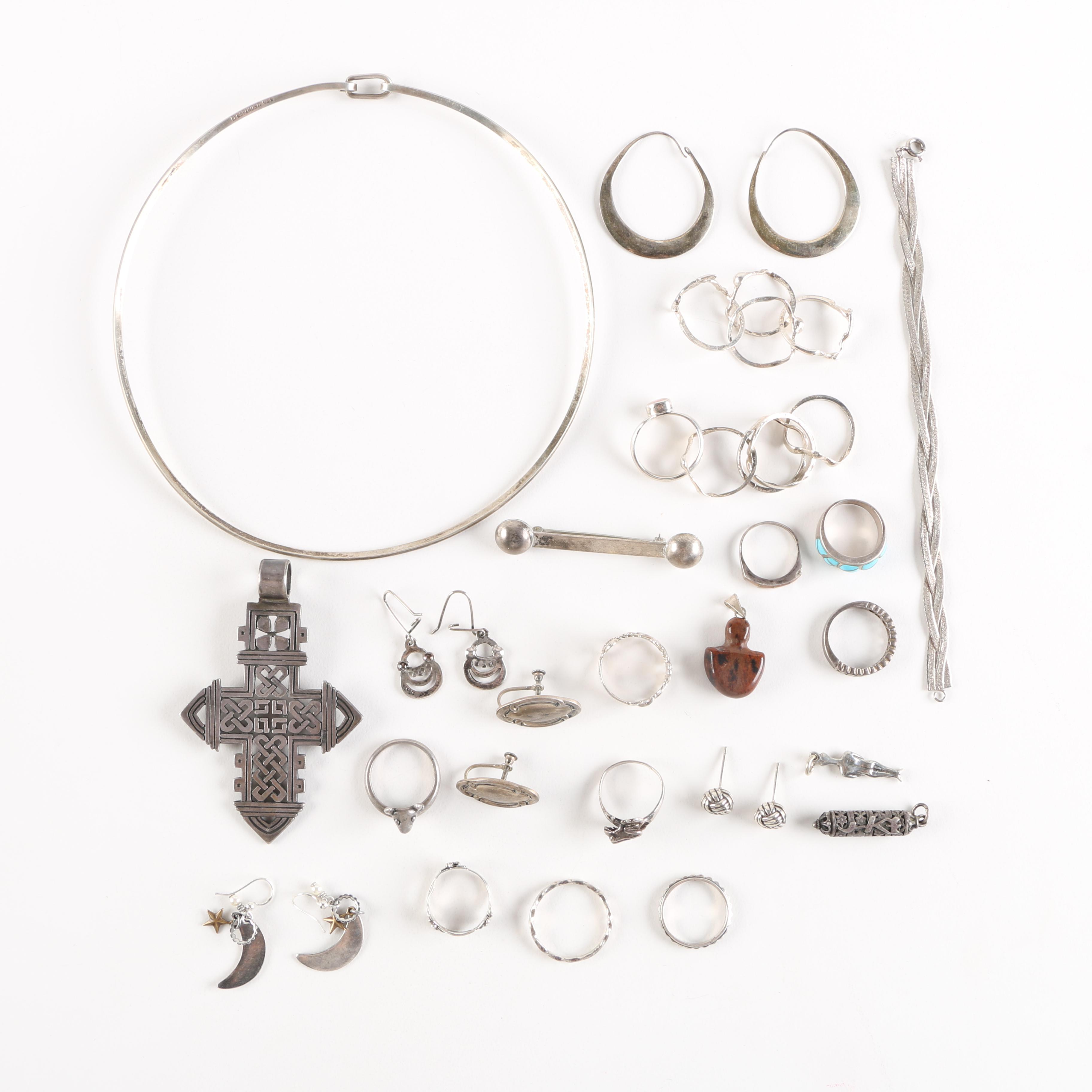 Assorted Sterling Jewelry Pieces