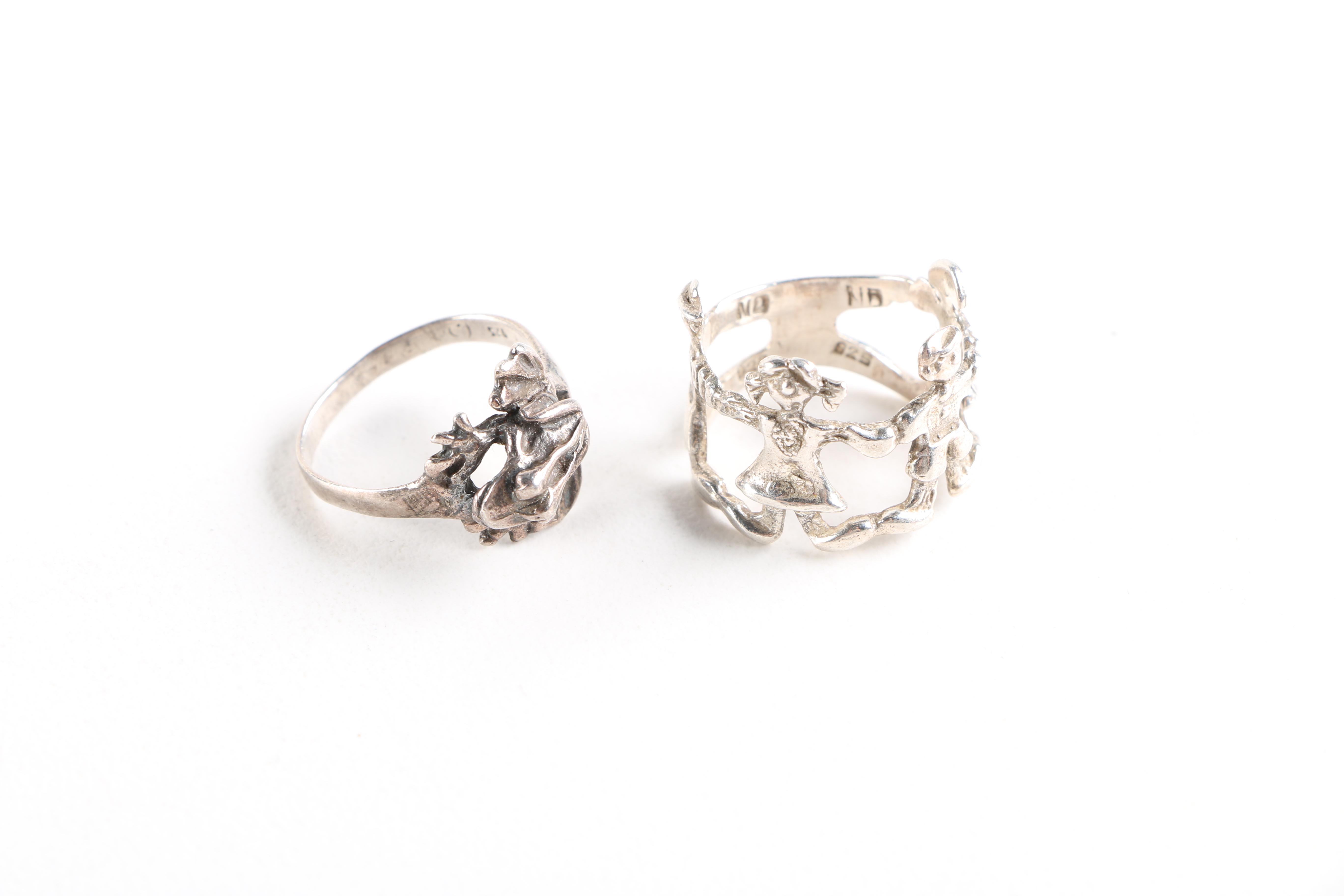 Assorted Sterling Jewelry Pieces