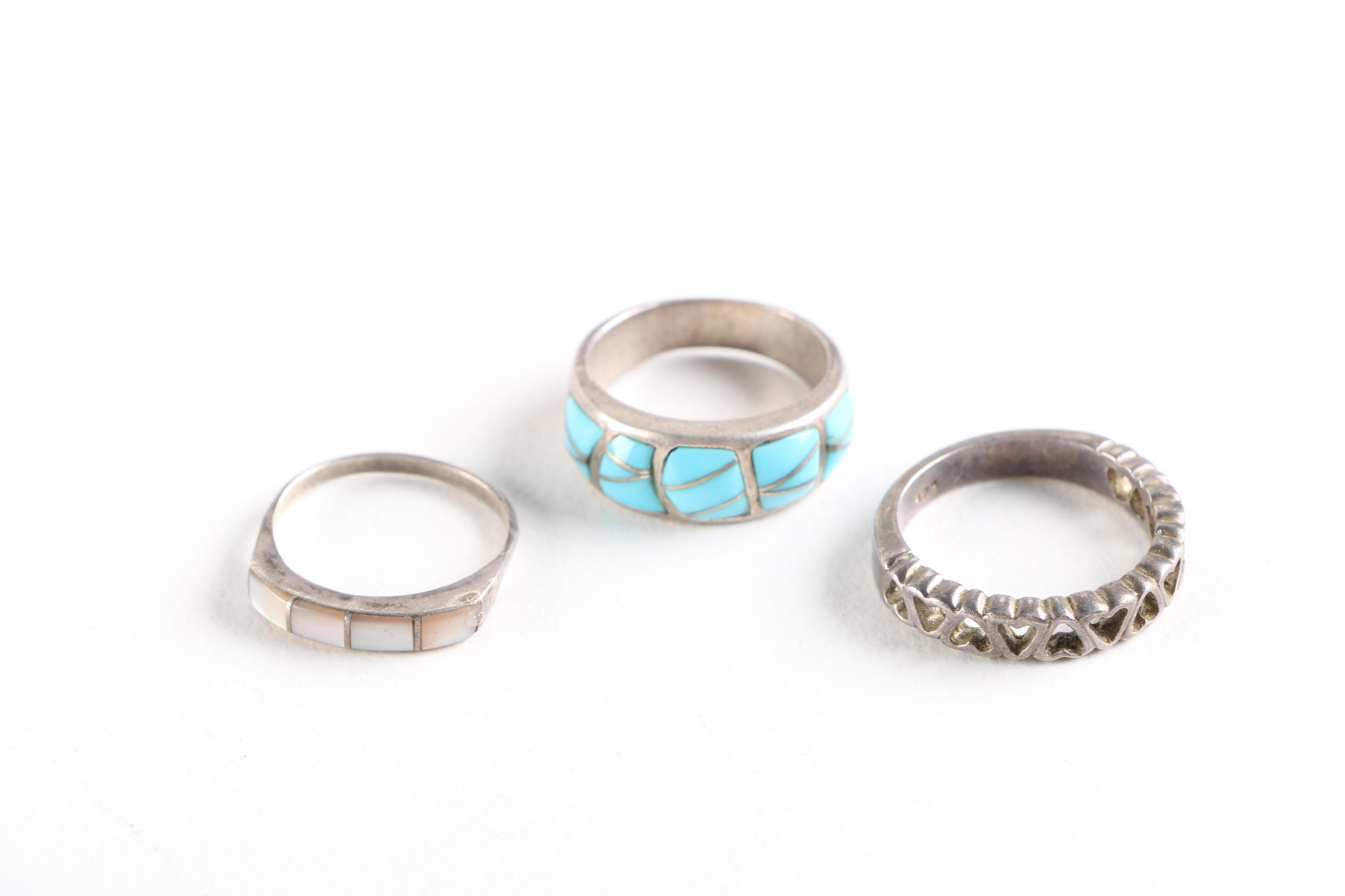 Assorted Sterling Jewelry Pieces