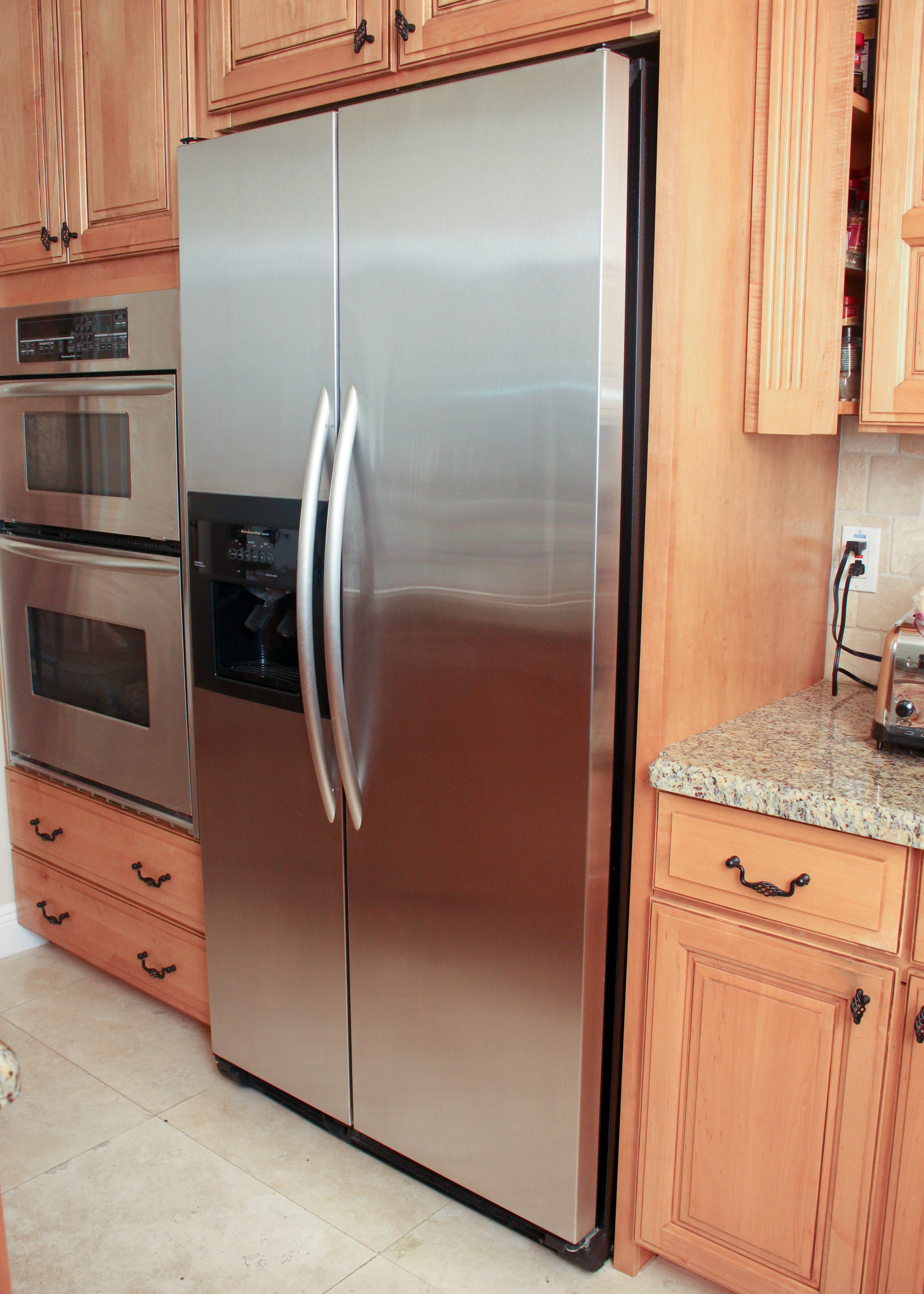 KitchenAid Superba Chrome Refrigerator