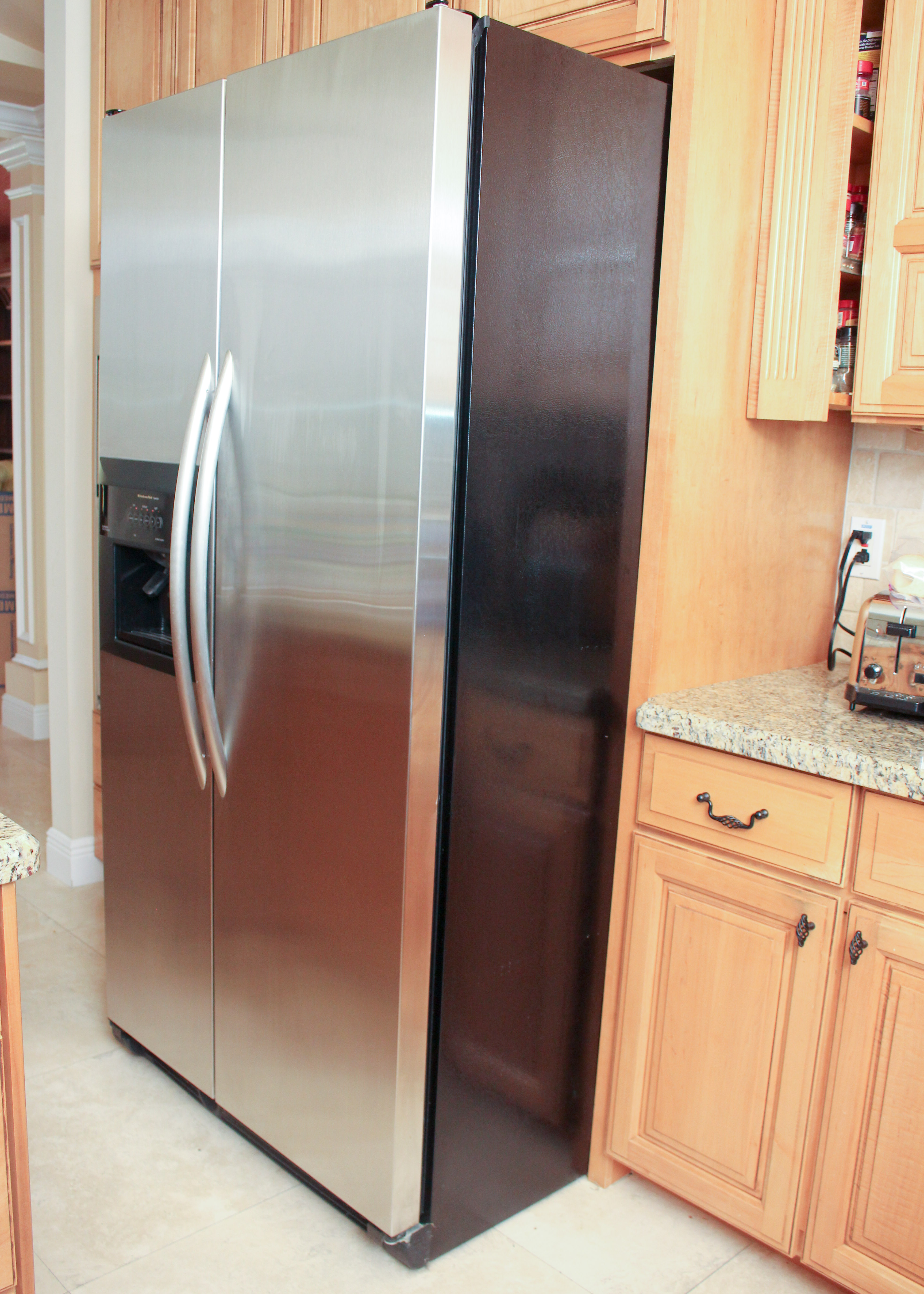 KitchenAid Superba Chrome Refrigerator