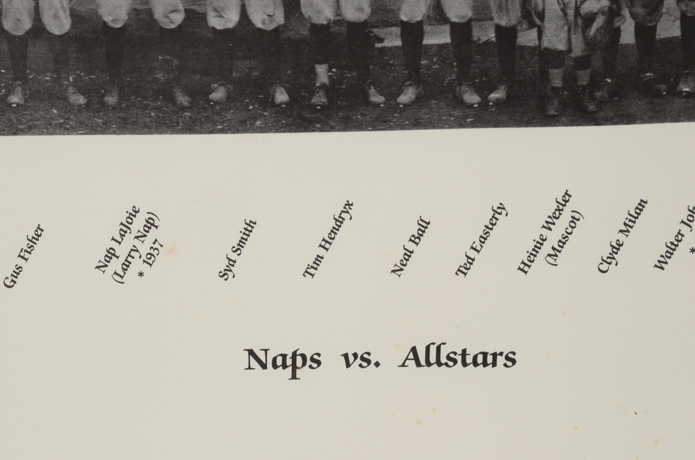 Limited Edition Framed Reprint of 1911 All Star Benefit Game