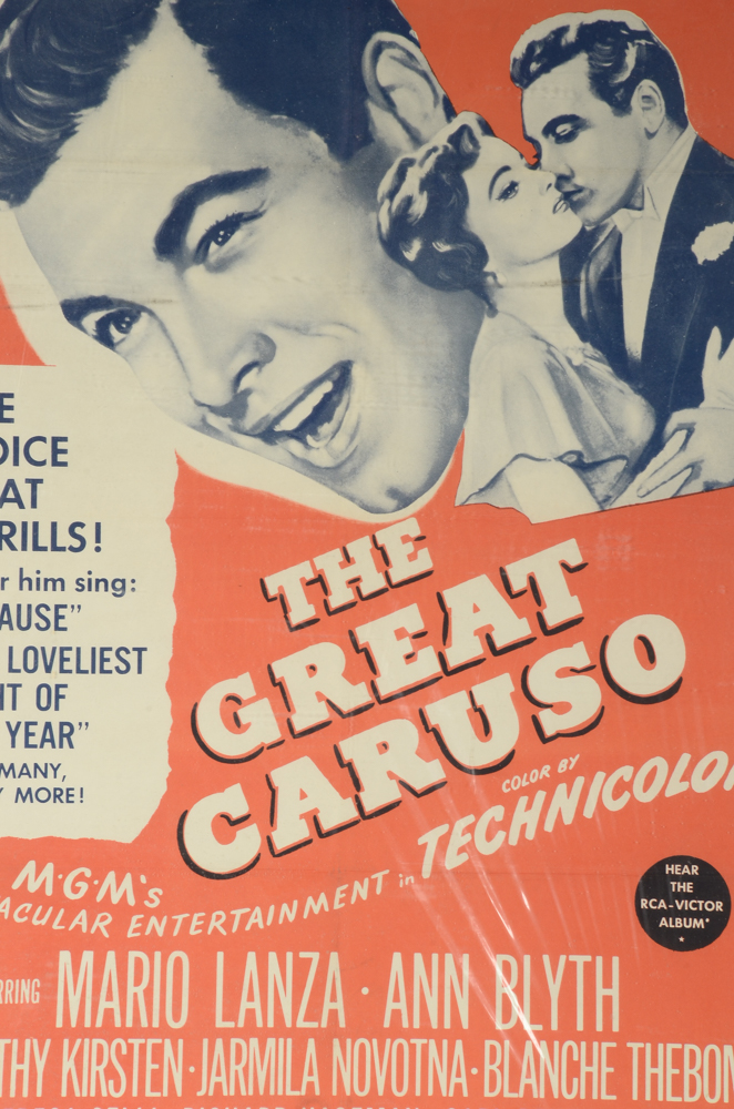 1963 "The Great Caruso" MGM Movie Poster