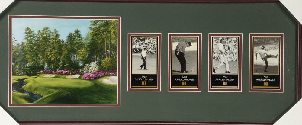 Four Arnold Palmer Masters Displays