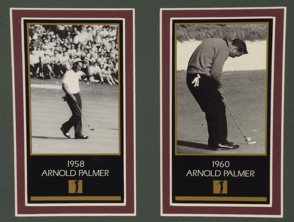 Four Arnold Palmer Masters Displays