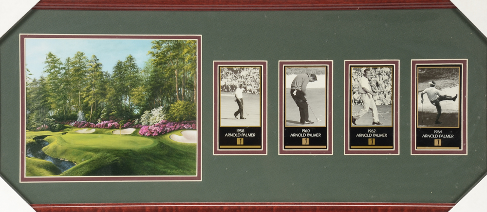 Four Arnold Palmer Masters Displays