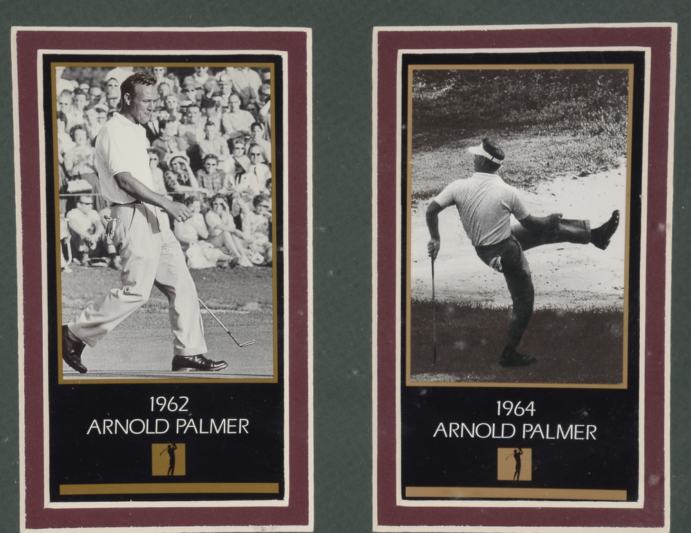 Four Arnold Palmer Masters Displays