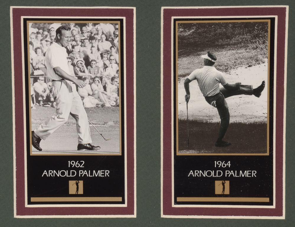 Four Arnold Palmer Masters Displays