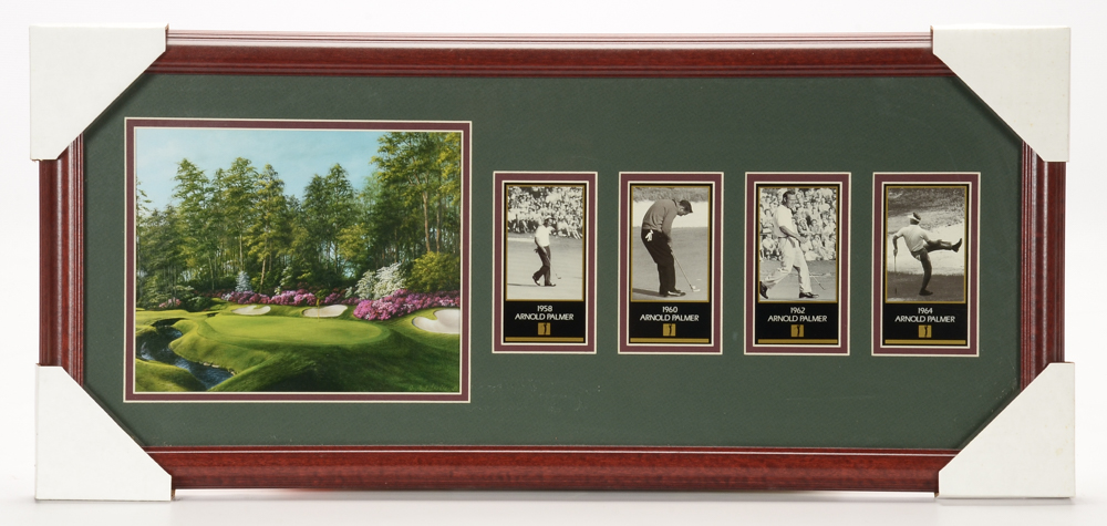 Four Arnold Palmer Masters Displays