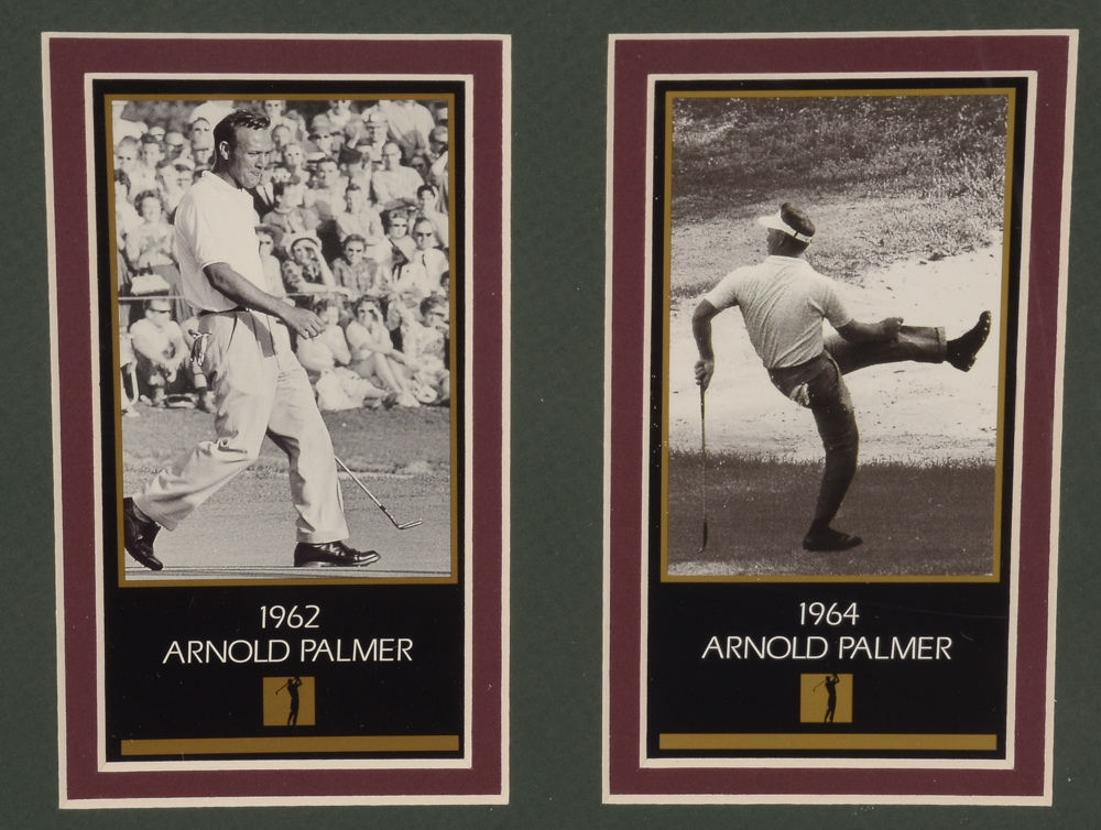 Four Arnold Palmer Masters Displays