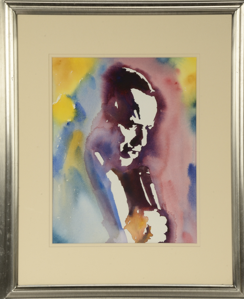 Frank Sinatra Watercolor