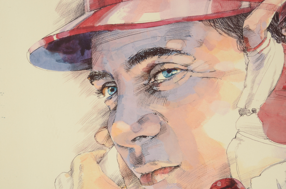 1983 Johnny Bench Print