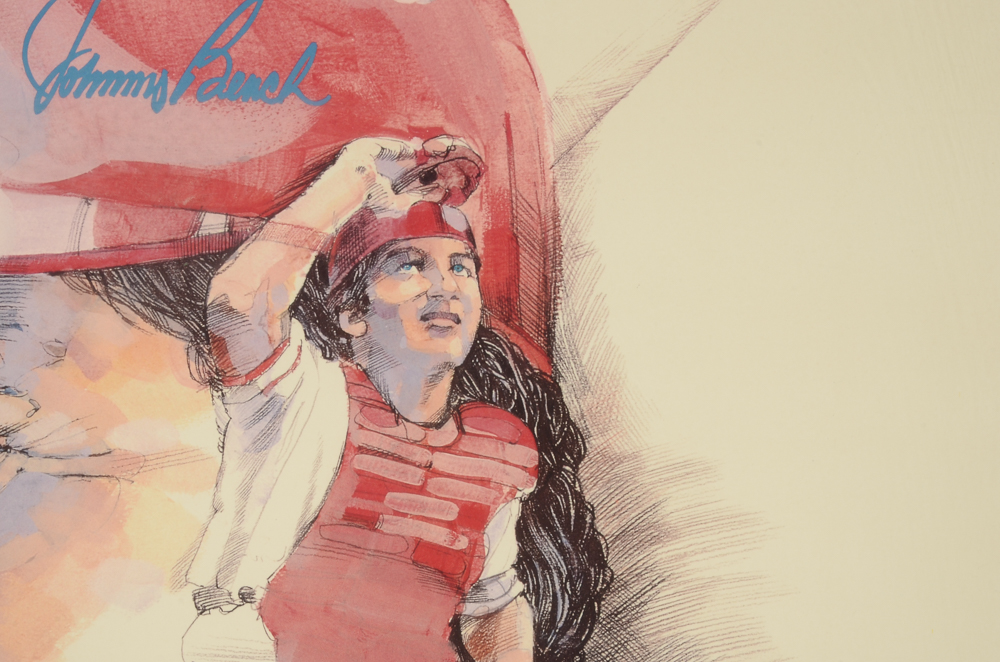 1983 Johnny Bench Print