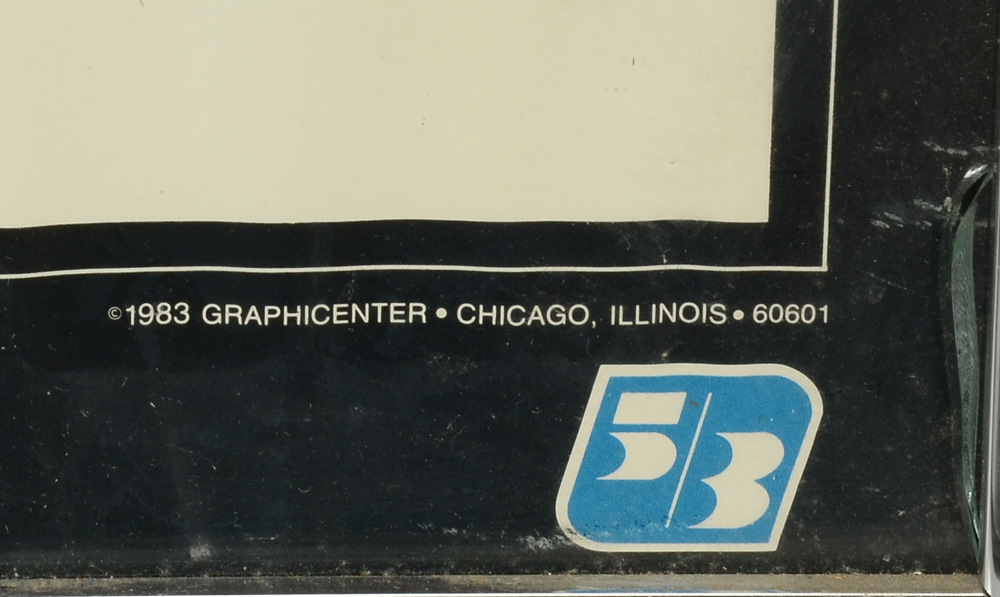 1983 Johnny Bench Print