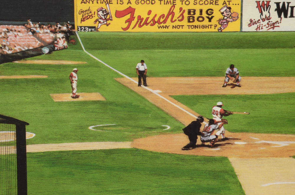 Purdom Limited Sign Print of Crosley Field