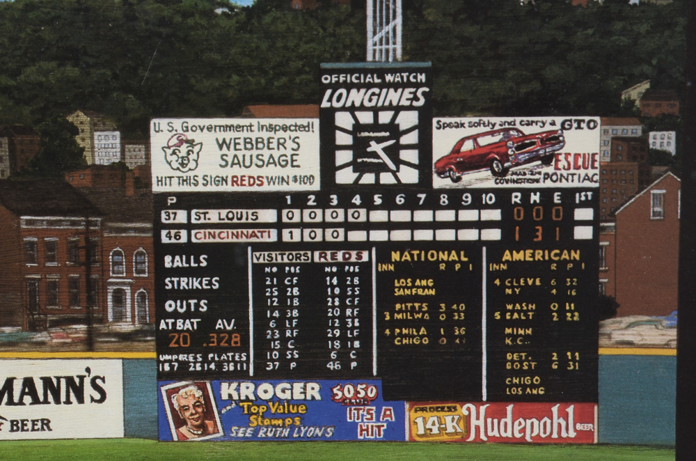 Purdom Limited Sign Print of Crosley Field