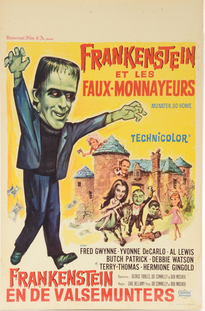 1960s Munsters Movie Poster