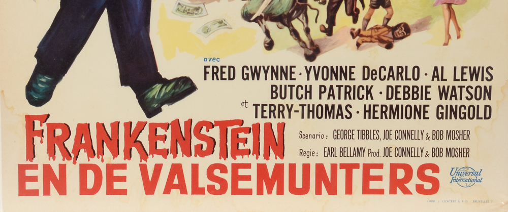 1960s Munsters Movie Poster