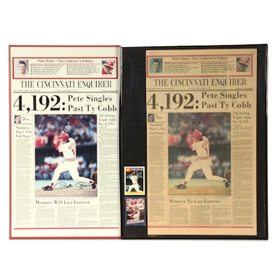 Pete Rose 4192 Items One Signed Pete Rose 4192 Items One Signed