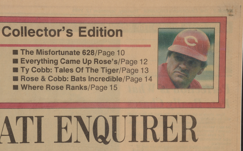 Pete Rose 4192 Items  One Signed