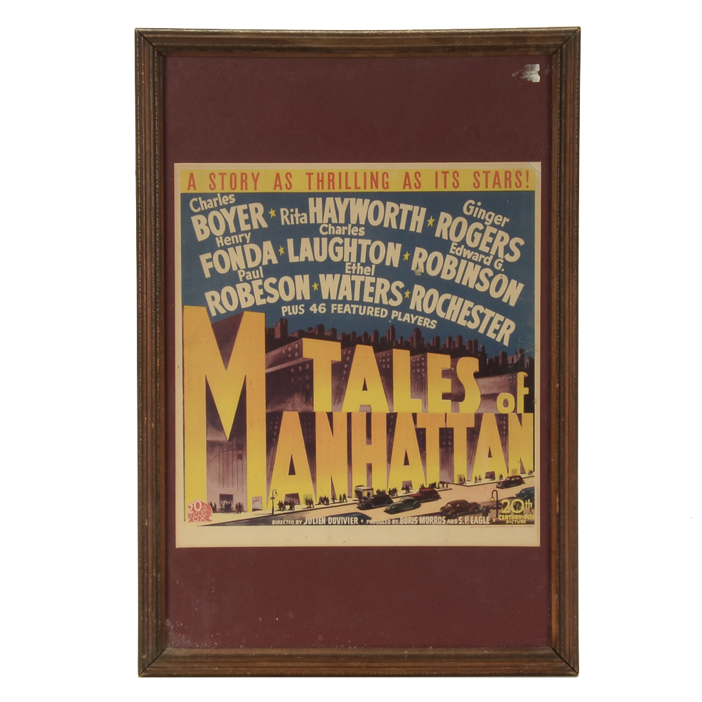 1942 "Tales of Manhattan" Poster