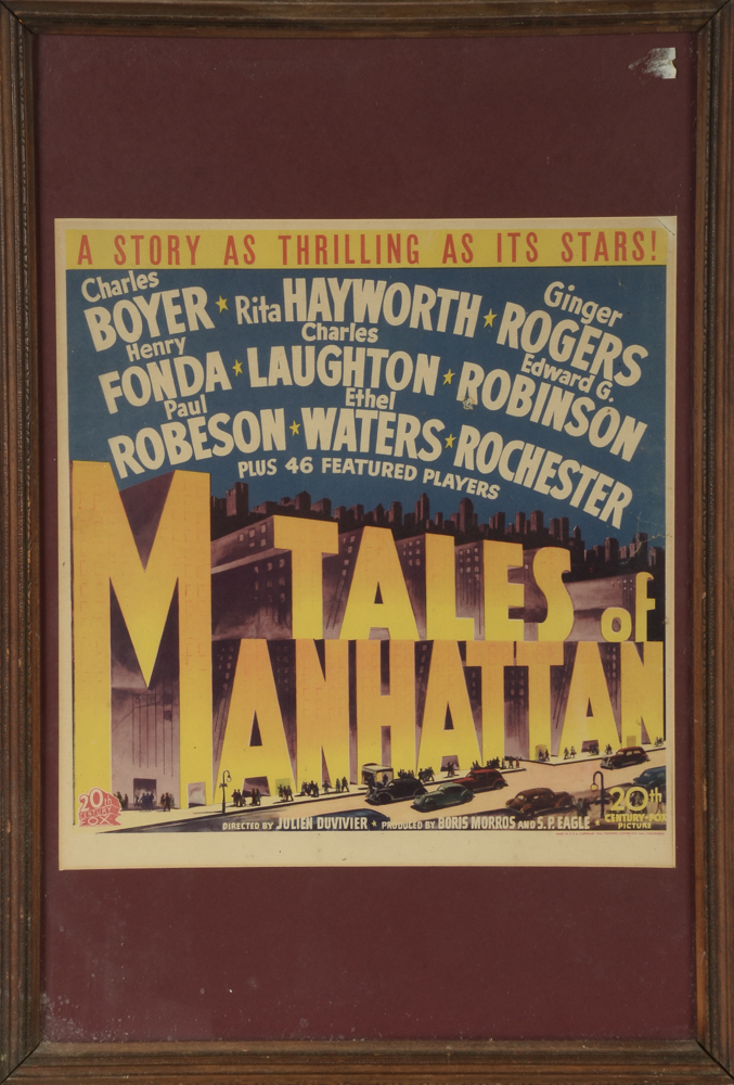 1942 "Tales of Manhattan" Poster