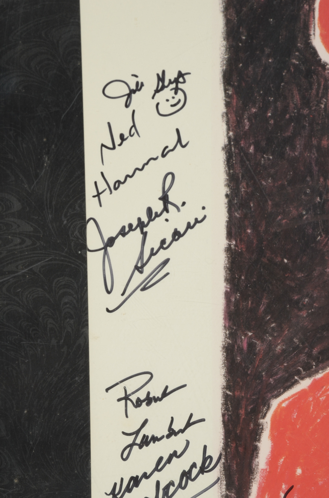 Jerry Lewis and Cast Signed "Damn Yankees" Poster