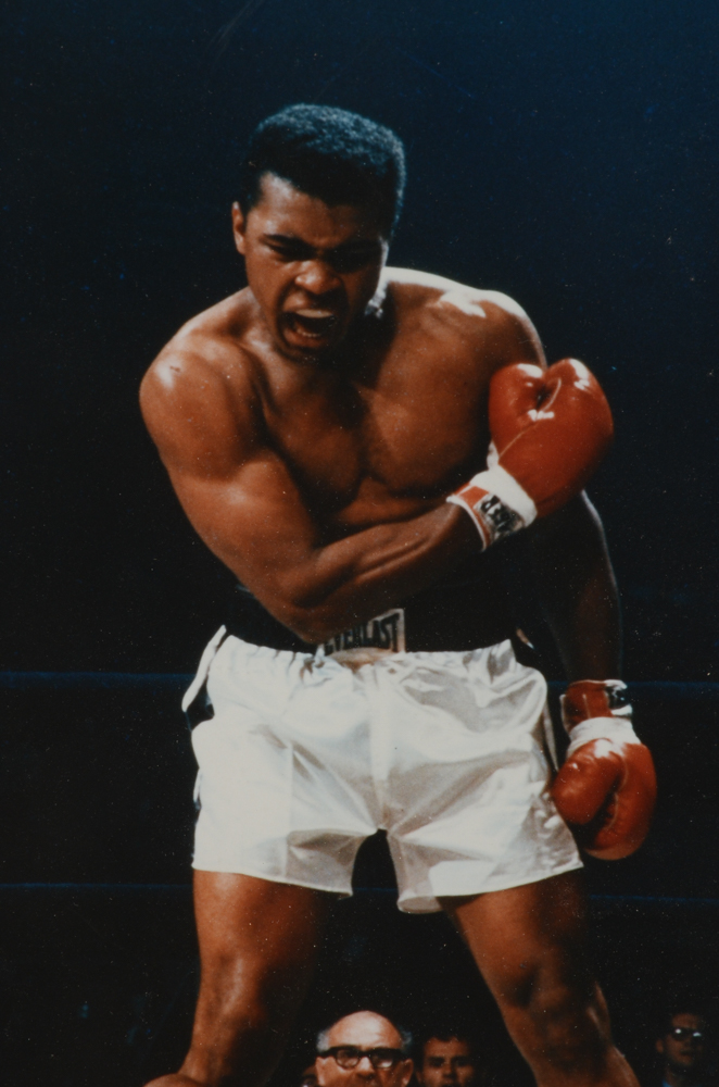 Muhammad Ali Photographs and Framed Jack Dempsey Signature