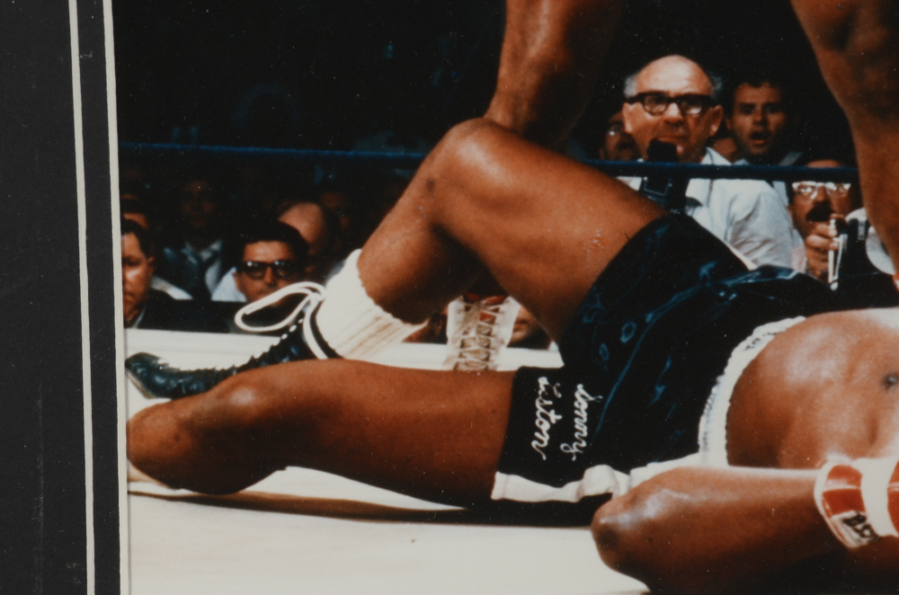 Muhammad Ali Photographs and Framed Jack Dempsey Signature