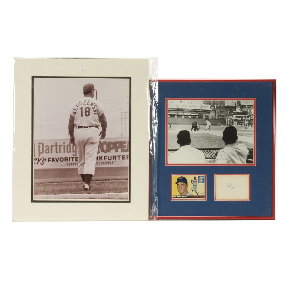 Ted Kluszewski Photographs and Signature