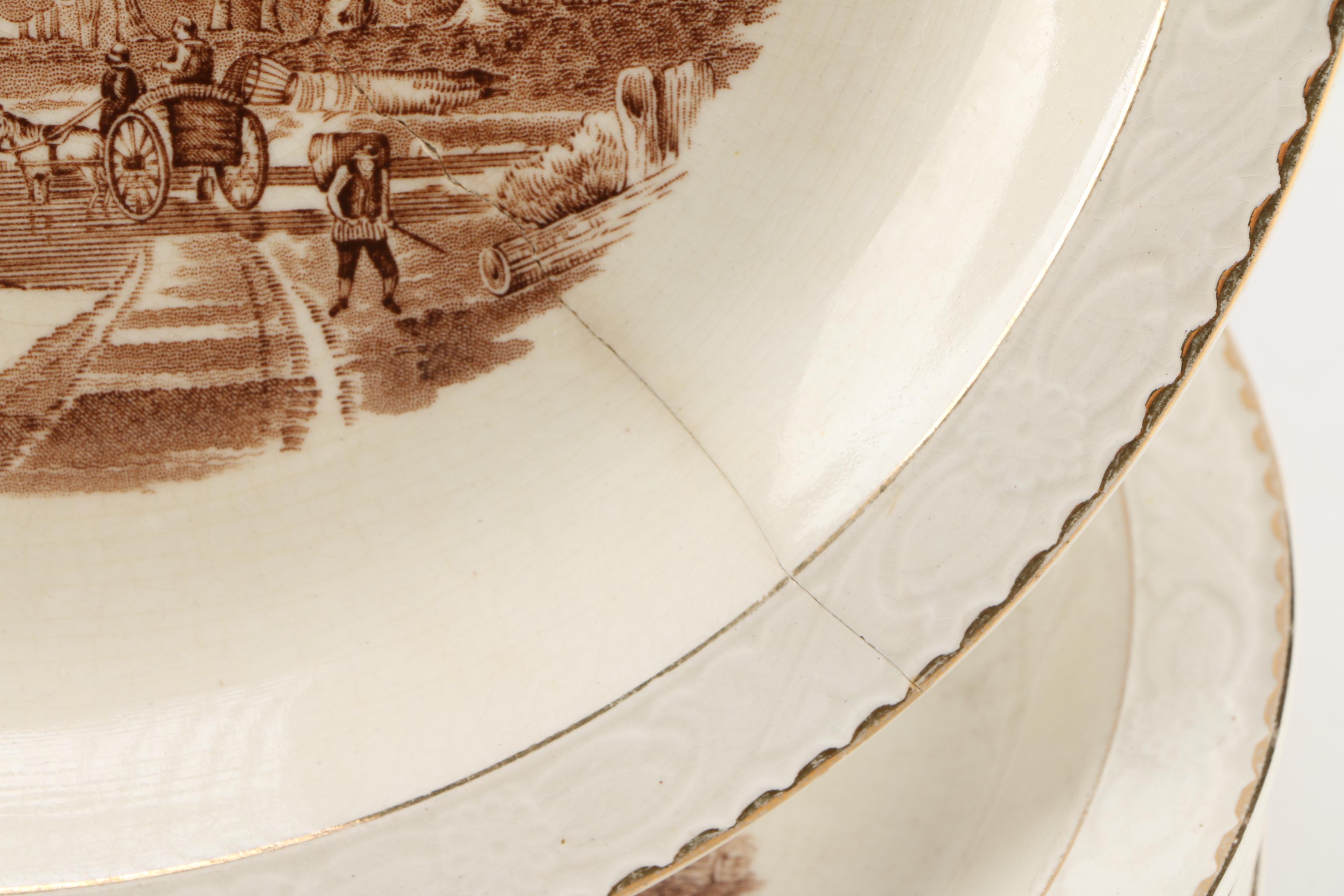 Vintage Royal Tudor "Olde England" Dinner Service