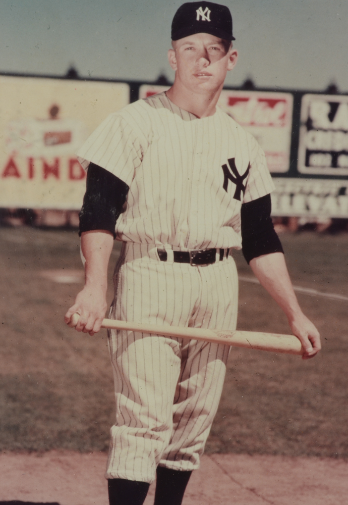 Mickey Mantle Highland Mint Piece of Bat  COA