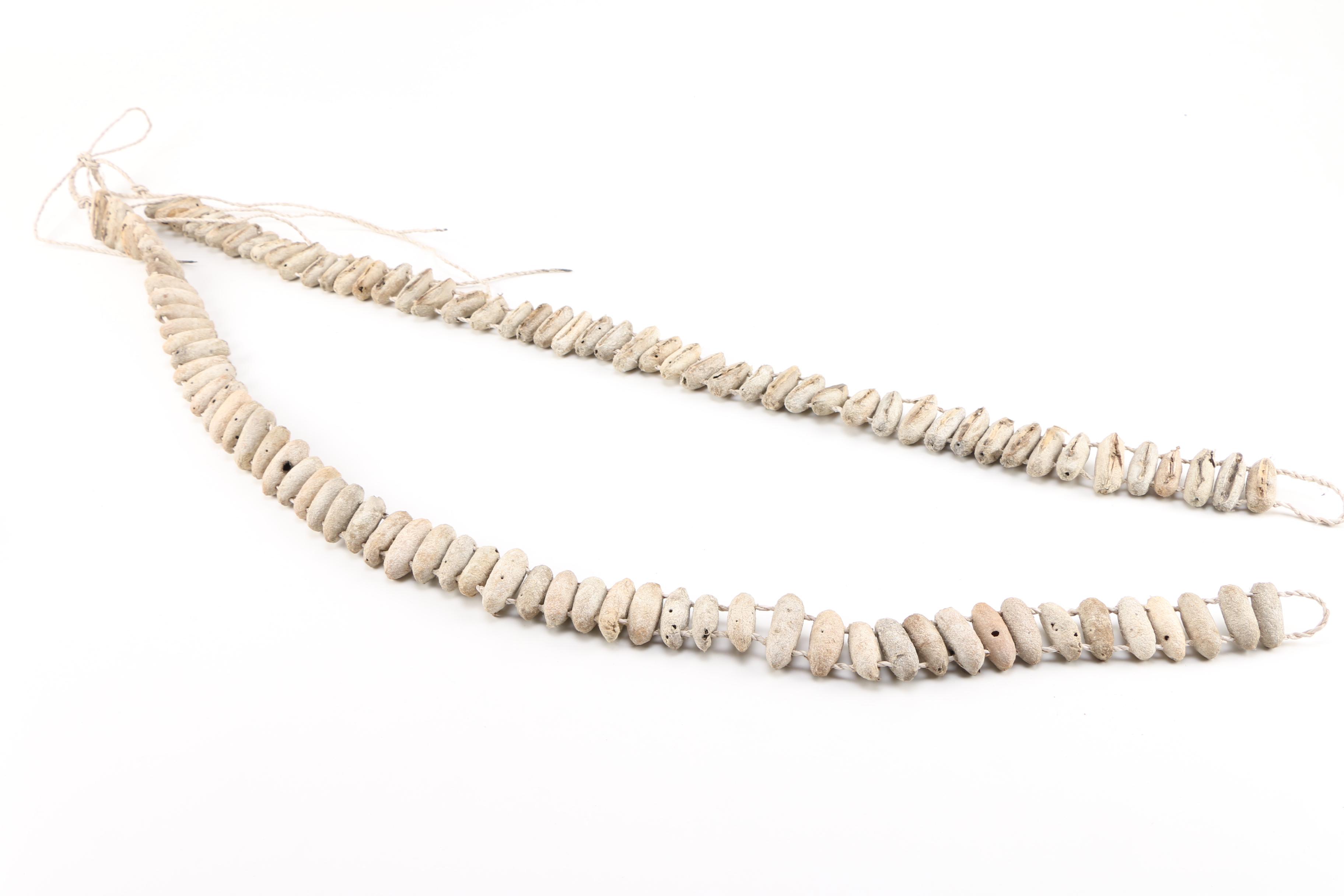 Clarence A Wells Beaded Necklace and Drum