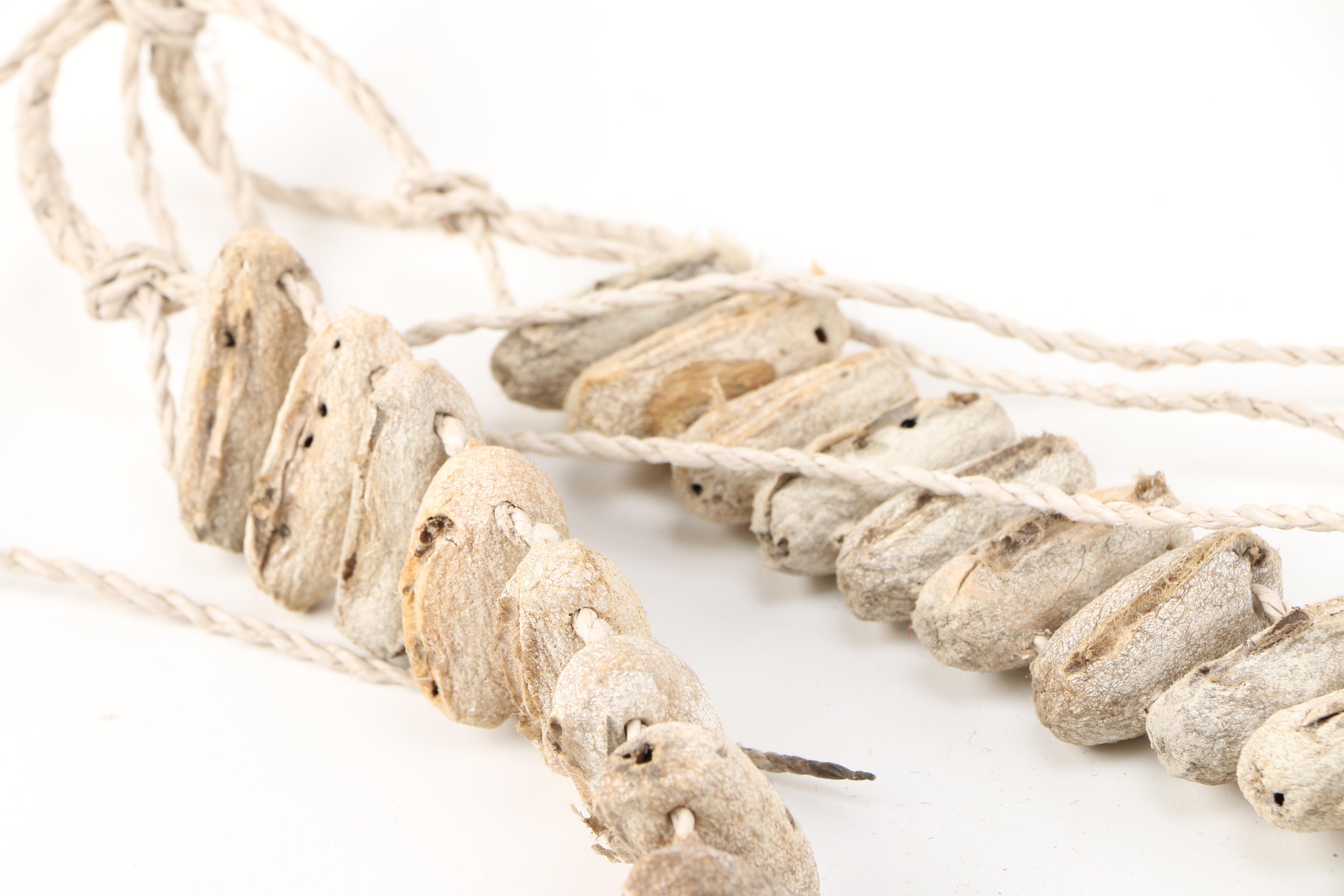 Clarence A Wells Beaded Necklace and Drum